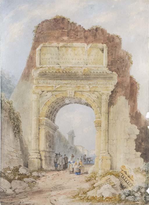 Henry Parsons Riviere - Roma, L\'Arco di Tito