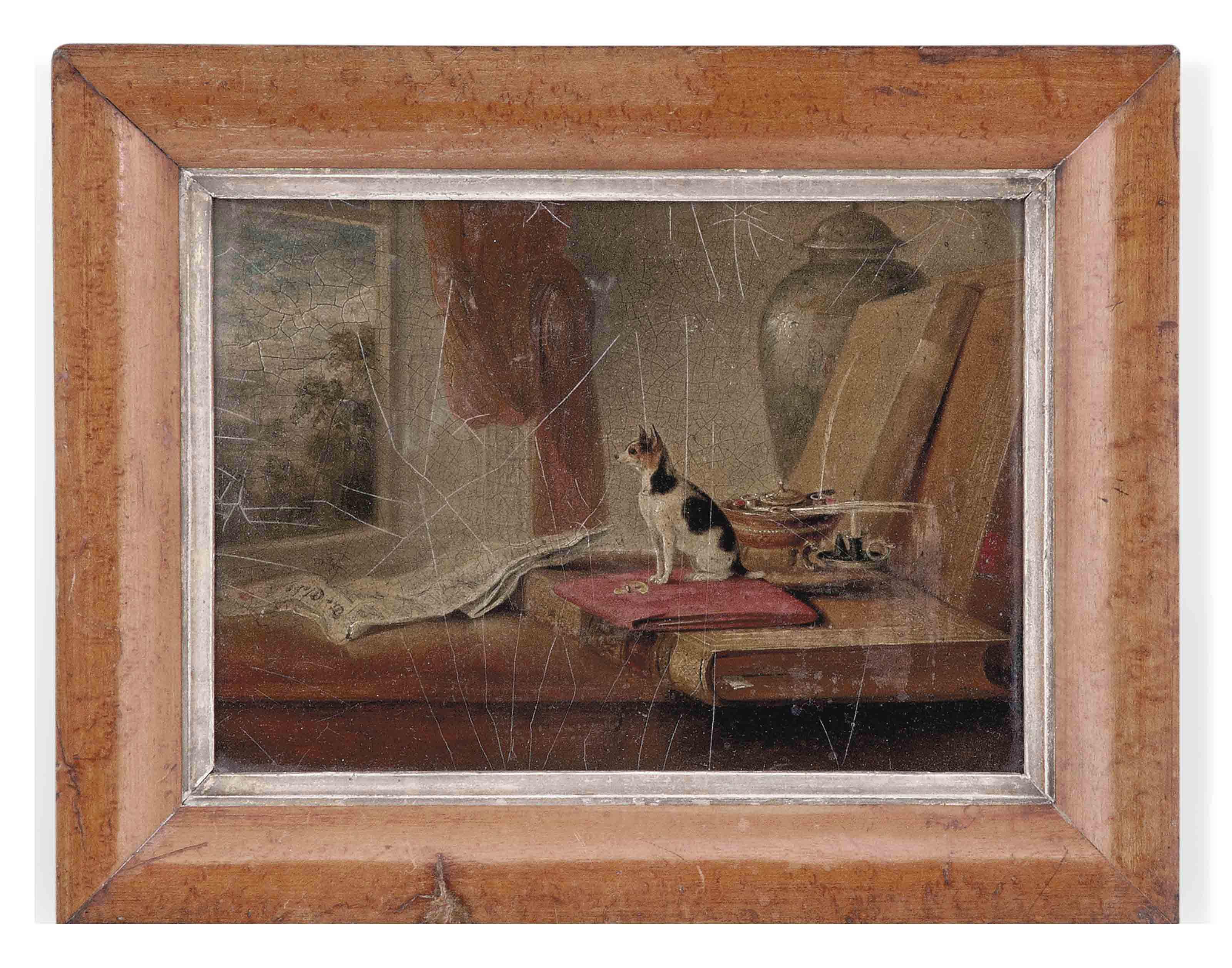 Henry Perlee Parker, H.R.S.A. - Wee Wee - a favourite French terrier