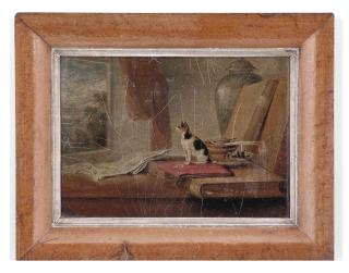 Henry Perlee Parker, H.R.S.A. - Wee Wee - a favourite French terrier