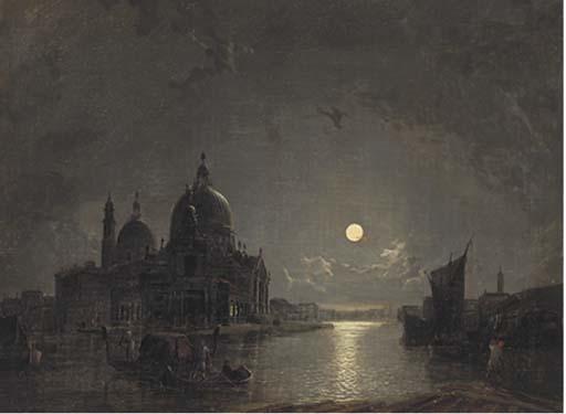 Henry Pether - Santa Maria della Salute from the Grand Canal