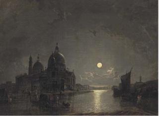 Henry Pether - Santa Maria della Salute from the Grand Canal