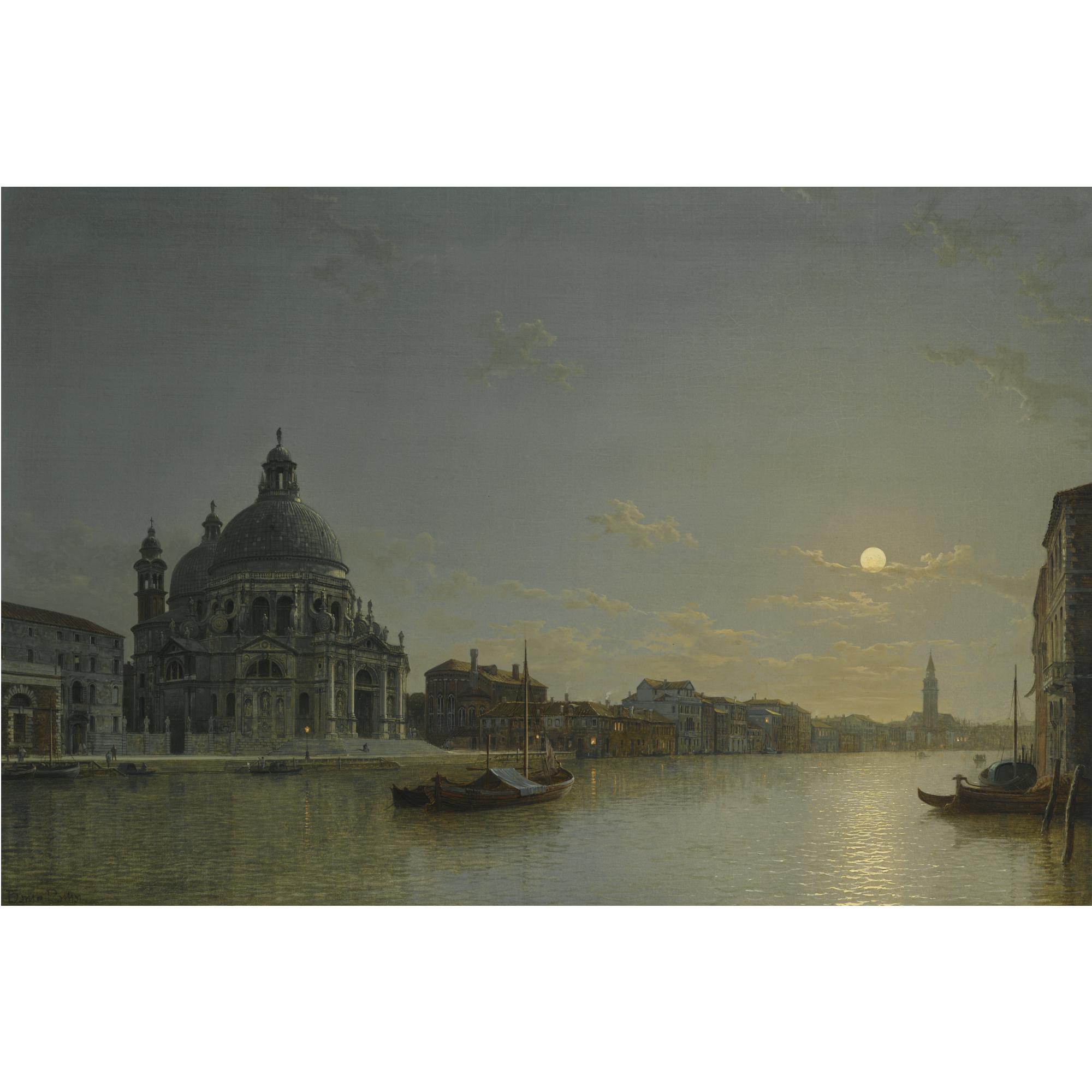 Henry Pether - Venice, View Of The Grand Canal With The Church Of Santa Maria Della Salute