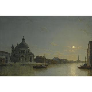 Henry Pether - Venice, View Of The Grand Canal With The Church Of Santa Maria Della Salute