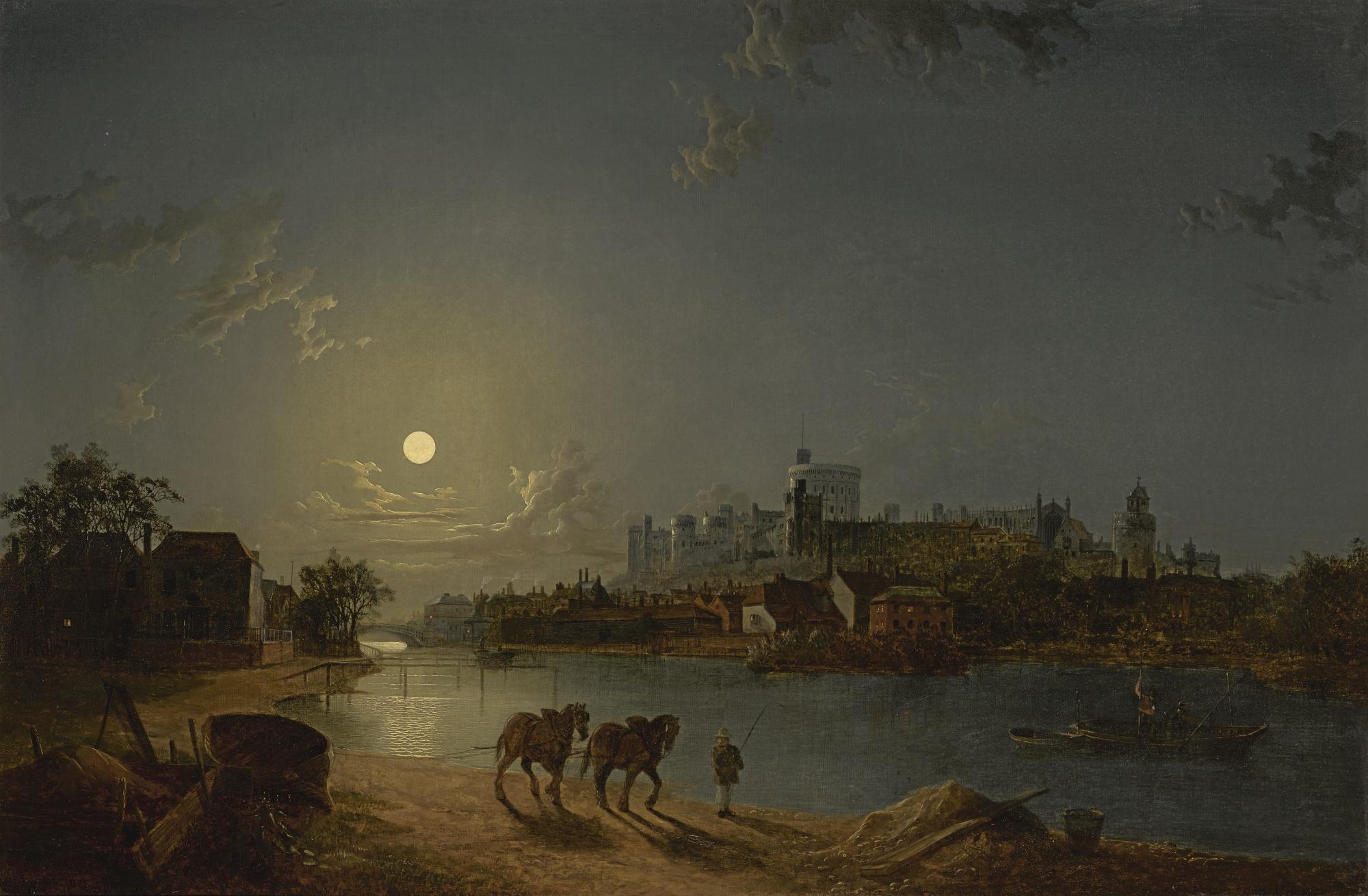 Henry Pether - Windsor From The Thames