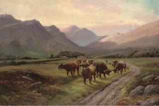 Henry R. Hall - The Crofter\'S Herd, Glen Nevis