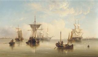 Henry Redmore - A Peaceful Anchorage On The East Coast