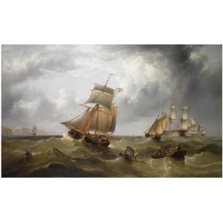 Henry Redmore - British Retrieving The Wreckage After The Storm