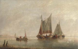 Henry Redmore - Fishermen pulling in their nets
