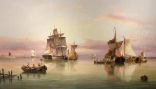 Henry Redmore - \'Morning on the Elbe\'