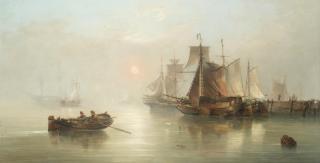Henry Redmore - Sunrise on the Elbe