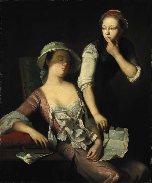 Henry Robert Morland - Stealing the letter