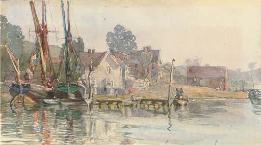 Henry Robertson, A.R.E. - Pin Mill, Suffolk (Illustrated); And River Orwell