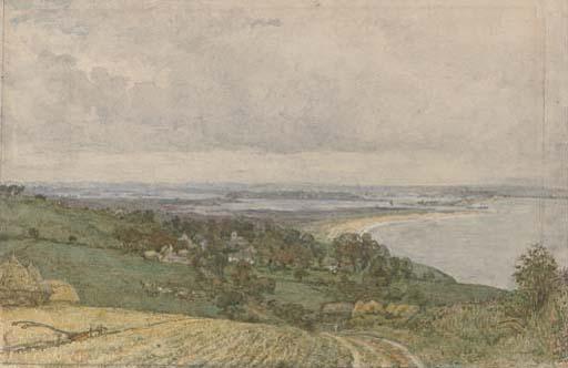 Henry Robertson, A.R.E. - Poole, Dorset (Illustrated); And Drying The Nets Before Caernarvon Castle