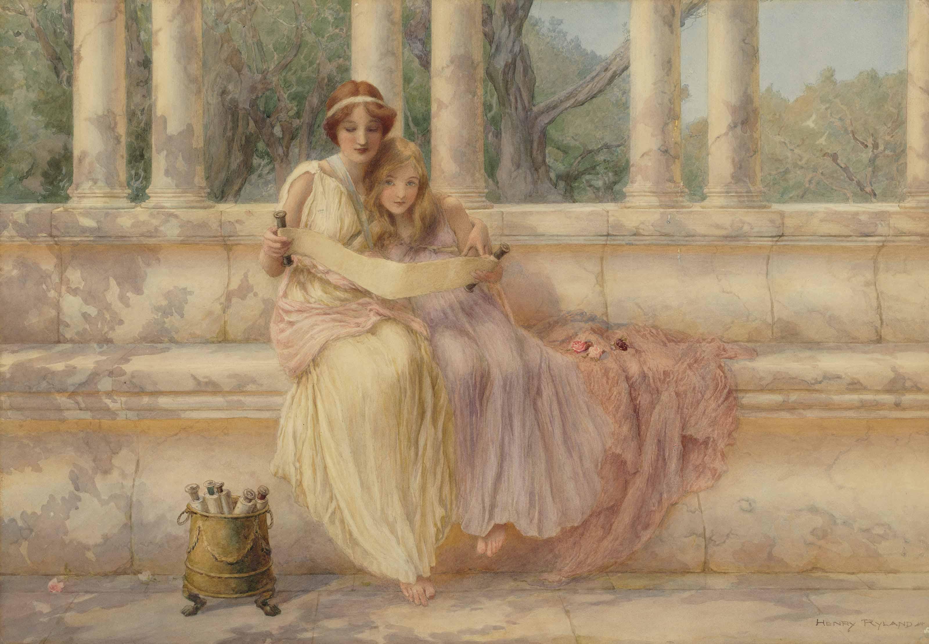 Henry Ryland, R.W.S. - A Wonder Book of Ancient Greece