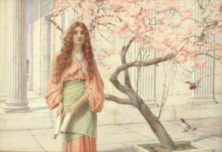 Henry Ryland, RI - Beneath The Cherry Blossom
