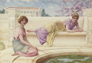 Henry Ryland - Spring idyll