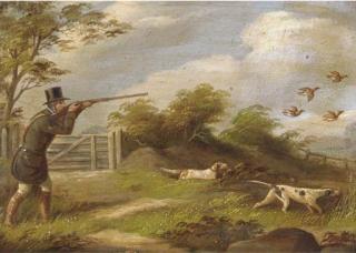 Henry S Cottrell - Partridge shooting