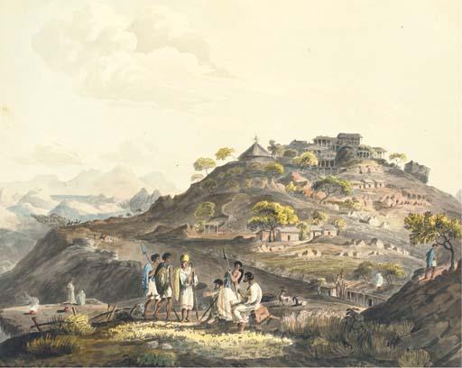 Henry Salt - Town of Dixan In Abyssinia
