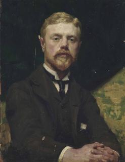 Henry Scott Tuke, R.A., R.W.S., N.E.A.C. - A portrait of the artist Fred Millard