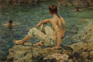 Henry Scott Tuke, R.A., R.W.S. - Green and Gold