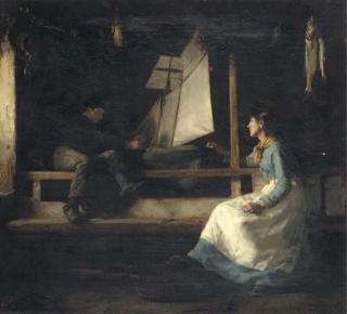 Henry Scott Tuke, R.A., R.W.S. - Ship Builders