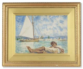 Henry Scott Tuke, R.A., R.W.S. - Sunny Hours In Jamaica