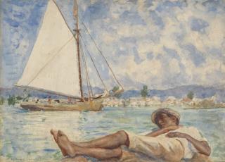 Henry Scott Tuke, R.A., R.W.S. - Sunny hours in Jamaica