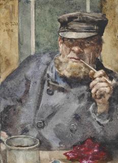 Henry Scott Tuke, R.A., R.W.S. - The Old Sea Dog