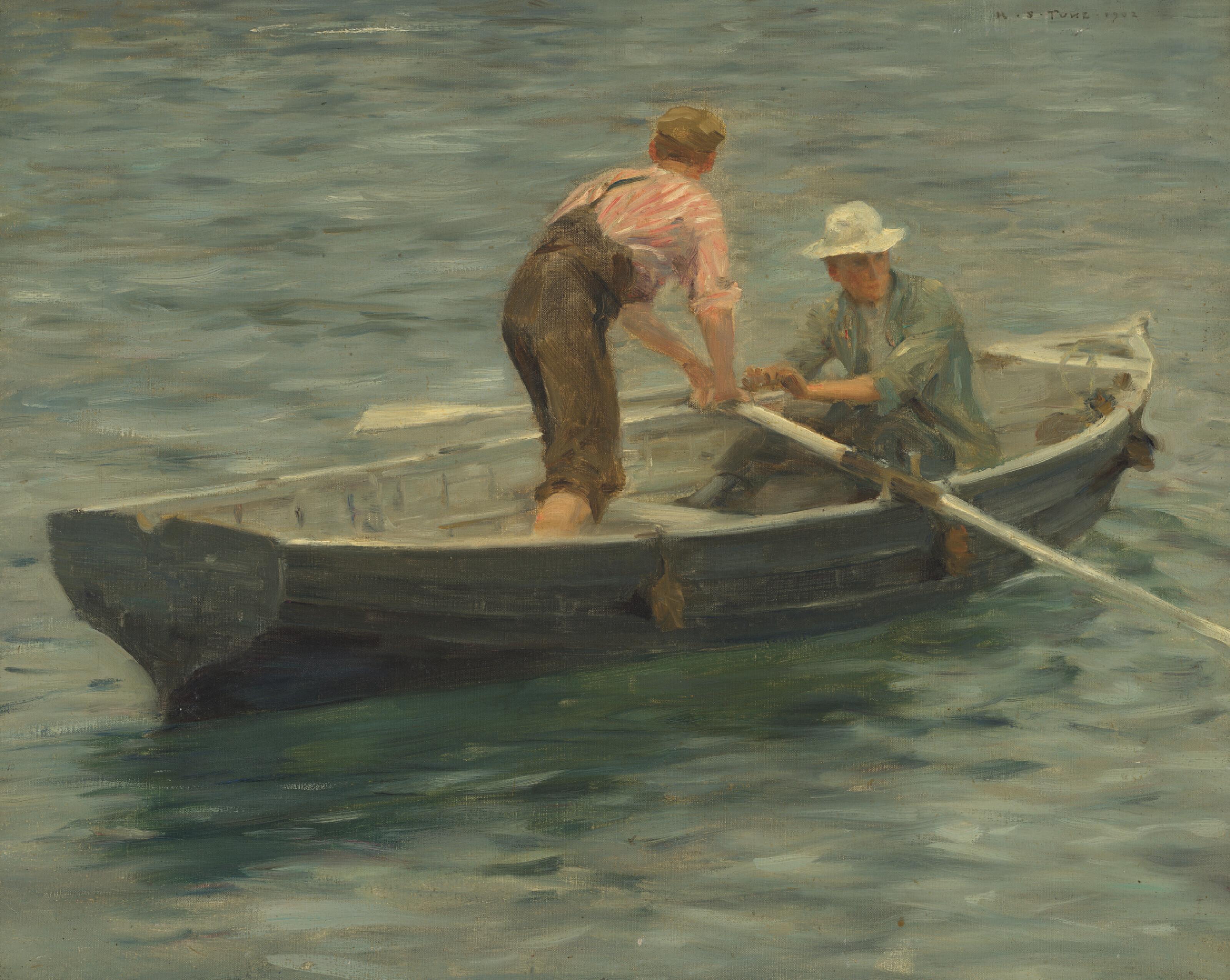 Henry Scott Tuke, R.A. - Going Ashore for the Skipper