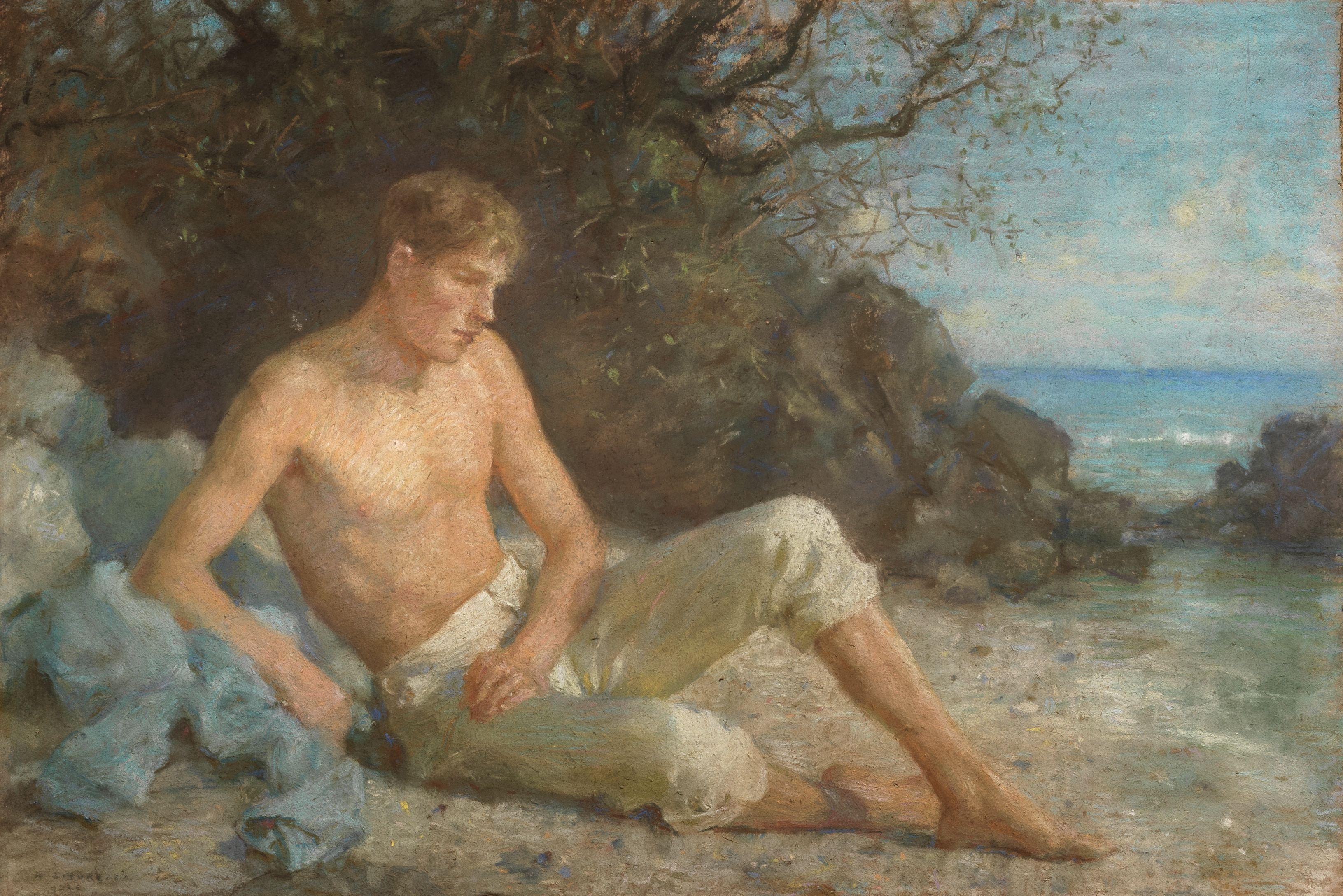 Henry Scott Tuke, RA, RWS - By The Water\'S Edge
