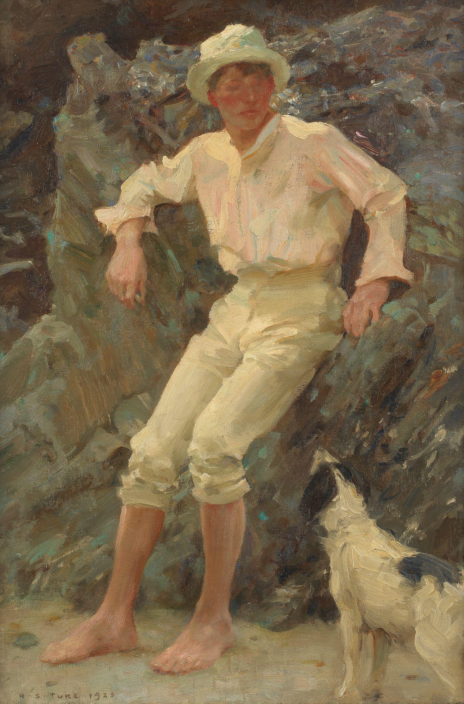 Henry Scott Tuke, RA, RWS - Expectant