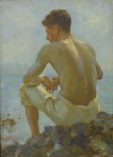 Henry Scott Tuke - British a Young Sailor