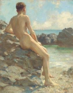 Henry Scott Tuke - The Bather