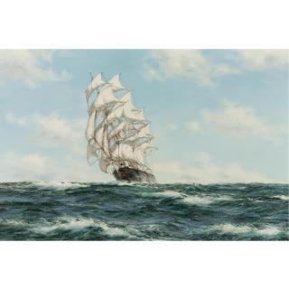 Henry Scott - British The Sir Lancelot In Open Water