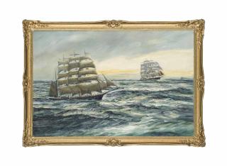 Henry Scott - Cutty Sark Leading Shenandoah Off The Horn, 1895