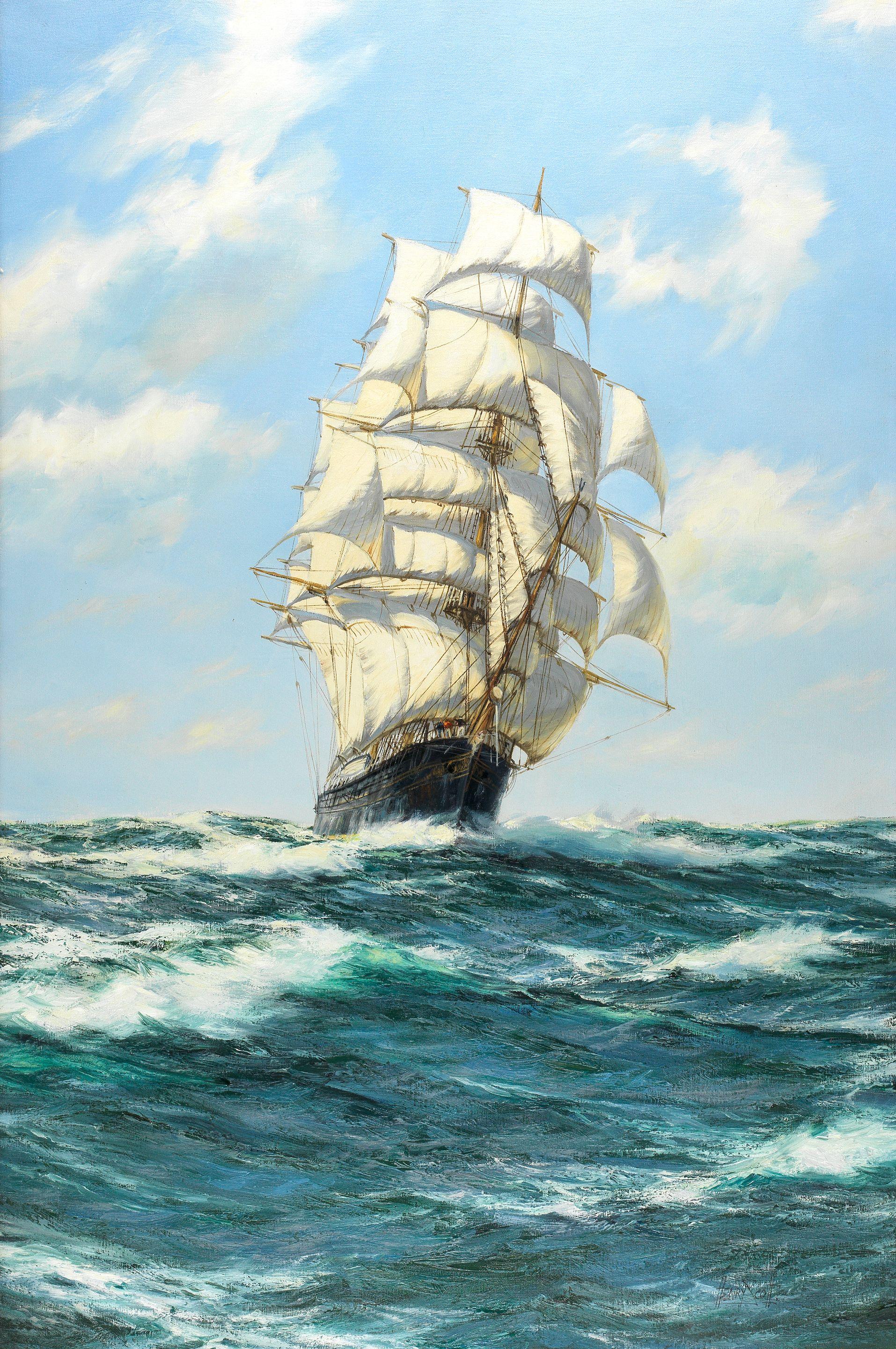 Henry Scott - The American clipper, Red Cloud