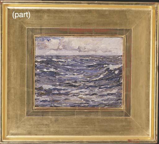 Henry Silkstone Hopwood - A Pair Of Seascapes, Painted On The Artist\'S Voyage To Australia In 1888