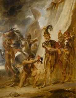 Henry Singleton, R.A. - A knight paying homage