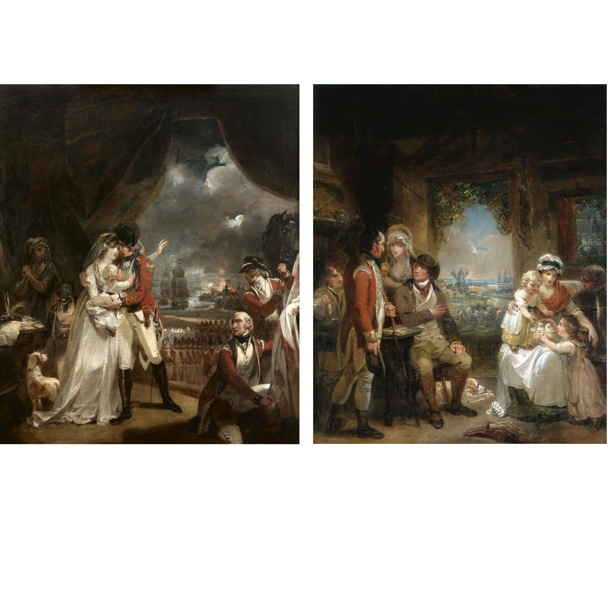 Henry Singleton, R.A. - Peace; War