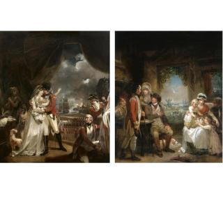 Henry Singleton, R.A. - Peace; War