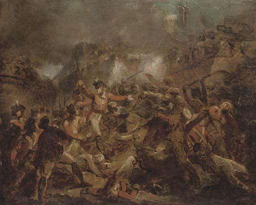 Henry Singleton, R.A. - The Assault and Taking of Seringapatam