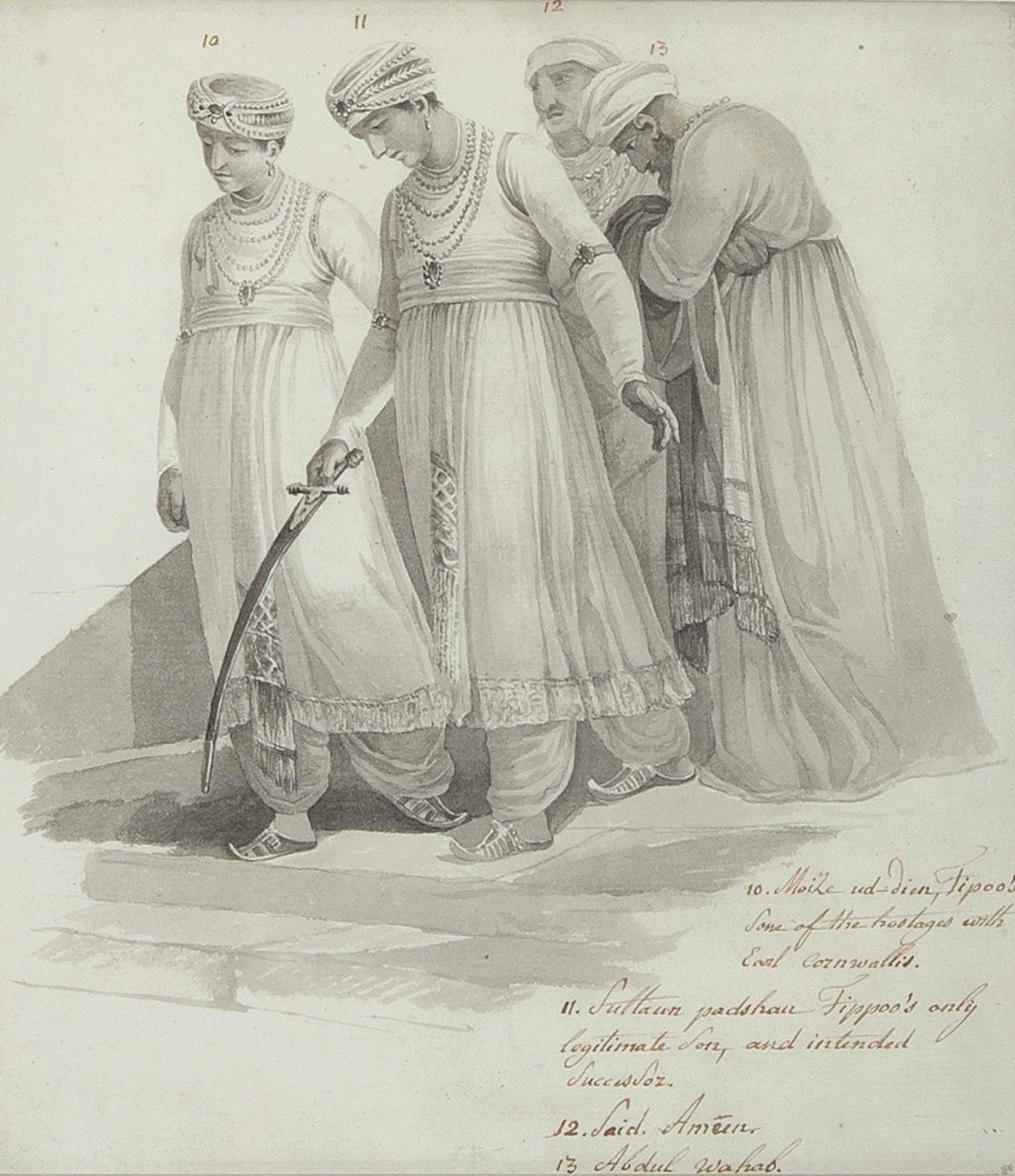 Henry Singleton, R.A. - The Surrender Of The Two Sons Of Tipu Sahib, Sultan Of Mysore, To Sir David Baird