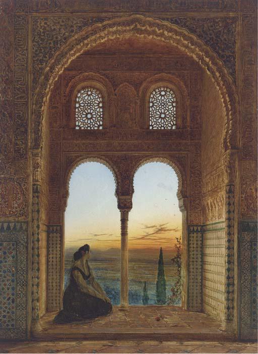 Henry Stanier - The Alhambra, Granada, At Dusk