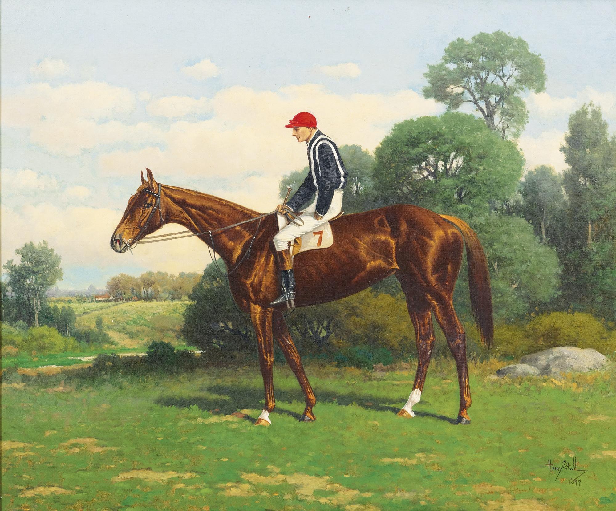 Henry Stull - Poetess, Winner Of The Alabama Stakes