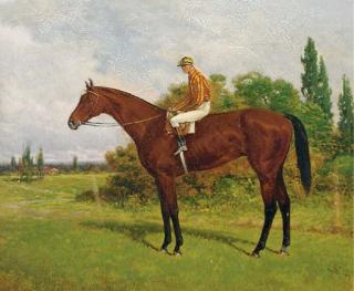 Henry Stull - Sir John Johnson with jockey up