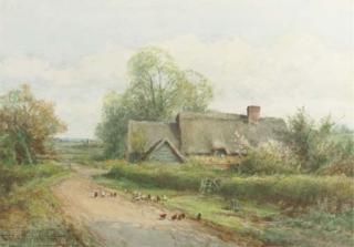Henry Sylvester Stannard - A Sunny Spot Near Flitwick, Bedfordshire