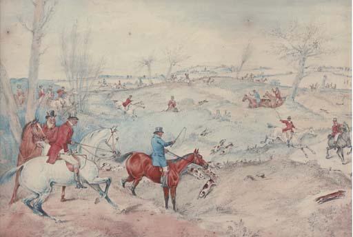 Henry Thomas Alken Sen. - The Chase; And Five Companion Watercolors