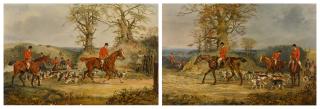 Henry Thomas Alken Snr. - Hunting Scenes: Setting off; The End of the Day