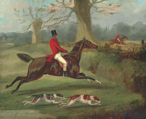 Henry Thomas Alken - About to Jump the Ditch