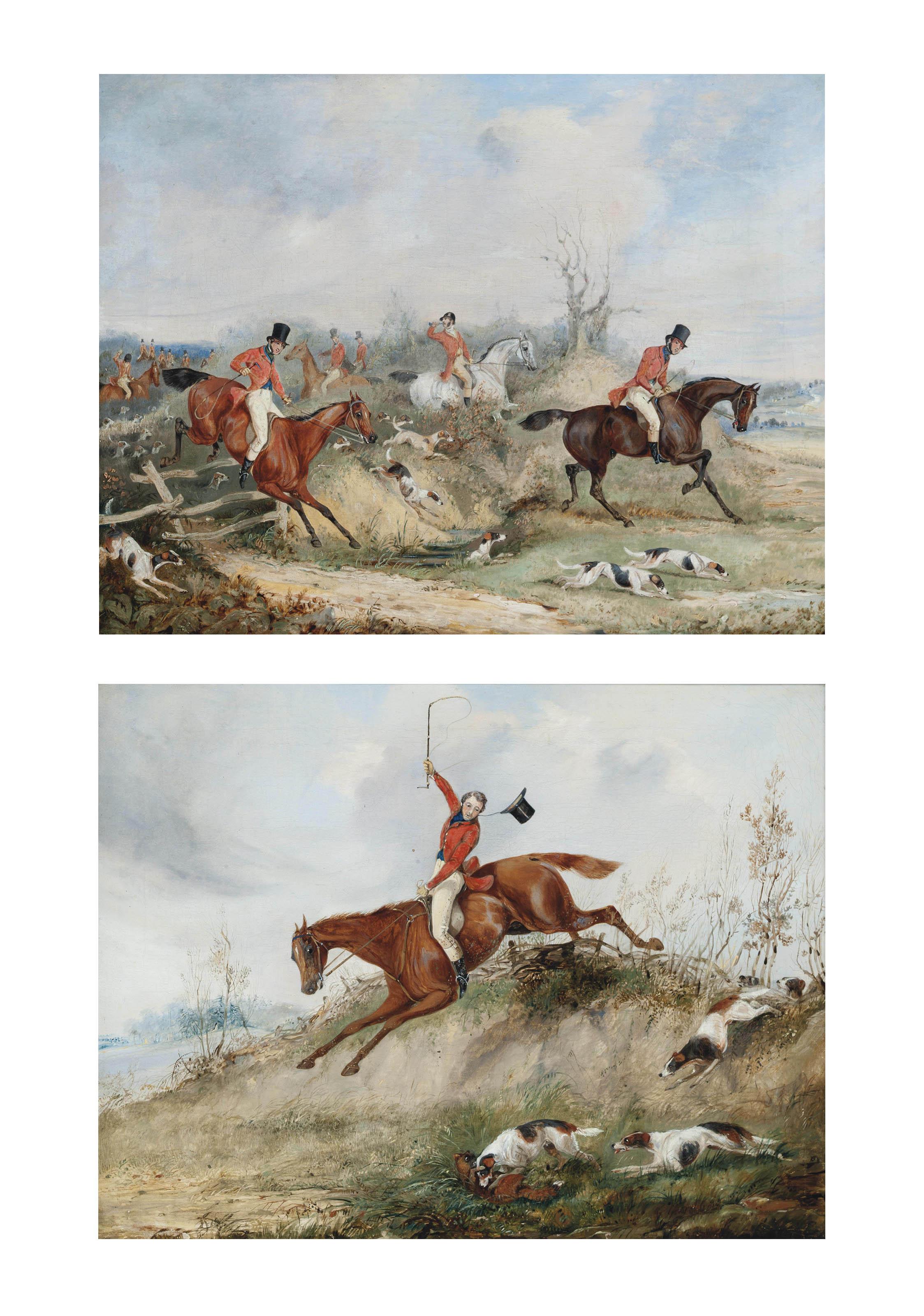 Henry Thomas Alken - On the scent; and The kill